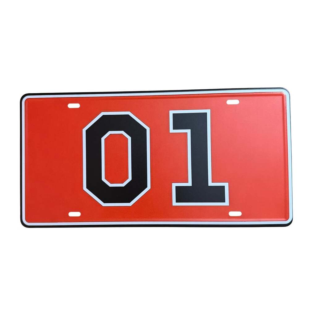 Dukes of Hazzard General Lee 01 vintage style License Plate